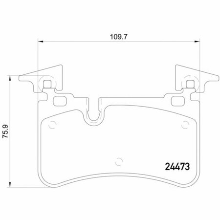 Pagid Brakes Disc Brake Pad, 355014811 355014811